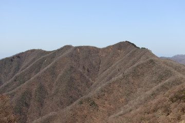 竜ヶ岳を登山した時の景色
