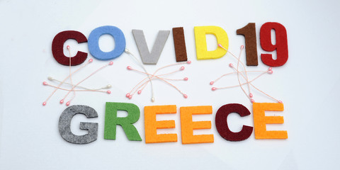 CONCEPT COVID-19 PENDAMIC GREECE