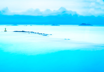 Long exposure seascape shots of Macau coast