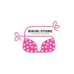 bikini vector icon illustration