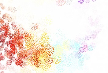 Light Multicolor vector pattern with random forms.