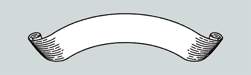 ビンテージ　リボン　バナー