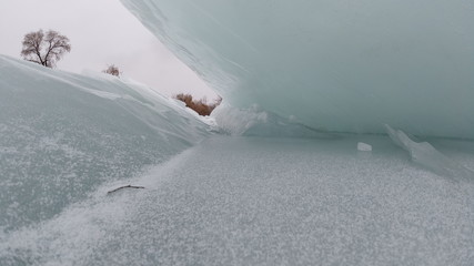 Зимняя красота озера Балхаш и города Приозёрск