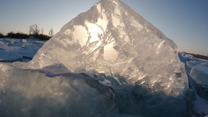 Зимняя красота озера Балхаш и города Приозёрск