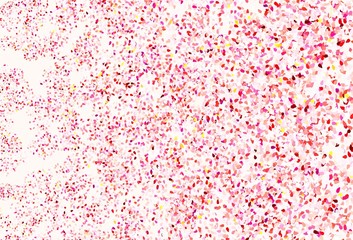 Light Pink vector background with abstract shapes.