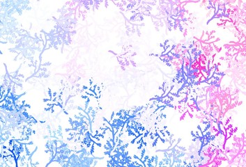 Obraz na płótnie Canvas Light Blue, Red vector elegant wallpaper with sakura.