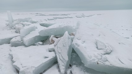 Зимняя красота озера Балхаш и города Приозёрск