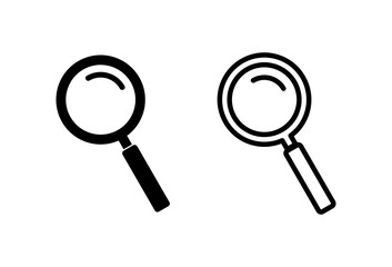 Search icons set. Glass vector icon. search magnifying glass icon. Find