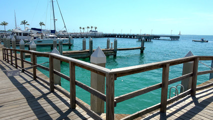 The pier at Key West on a sunny day