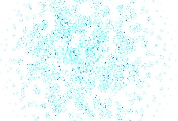 Light Green vector backdrop with memphis shapes.