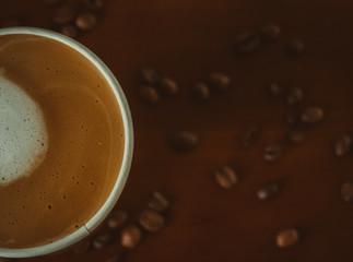 hot coffee background