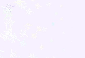 Fototapeta na wymiar Light Multicolor vector elegant background with sakura.