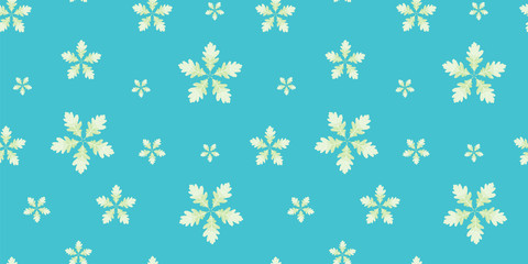 Seamless floral pattern background, Vector flower ornament, Hand drawn decorative element, Seamless backgrounds and wallpapers for fabric, packaging, Decorative print, Textile, repeating pattern