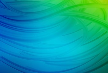 Light Blue, Green vector abstract blurred background.