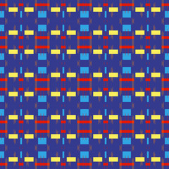 Abstract seamless colourful pattern geometric backgrounds vector design