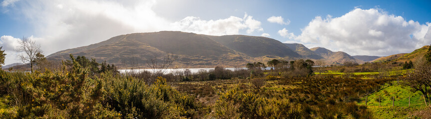 panorama of the mountains