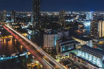 Fototapeta na wymiar Cityscape of Bangkok City Asia Thailand