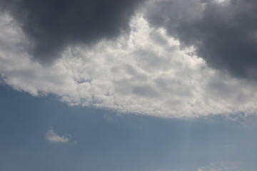 Fototapeta na wymiar 日本　空　雲