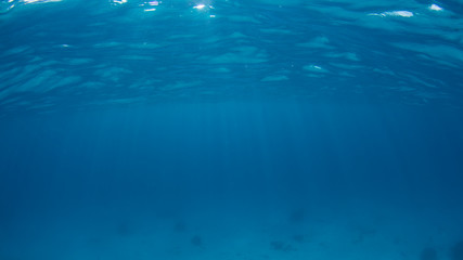 Fototapeta na wymiar Underwater ocean background 