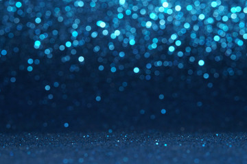 blue bokeh glitter texture christmas abstract background