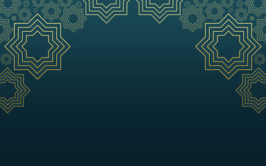 Obraz premium Islamic Background design for Ramadan Kareem