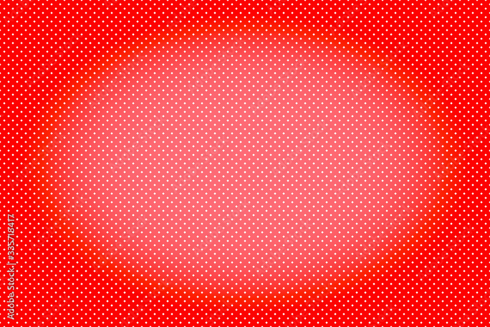 Poster white dots on a red background. pixels backdrop.