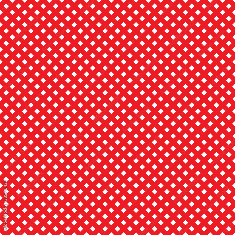 Poster white dots on a red background. pixels backdrop.