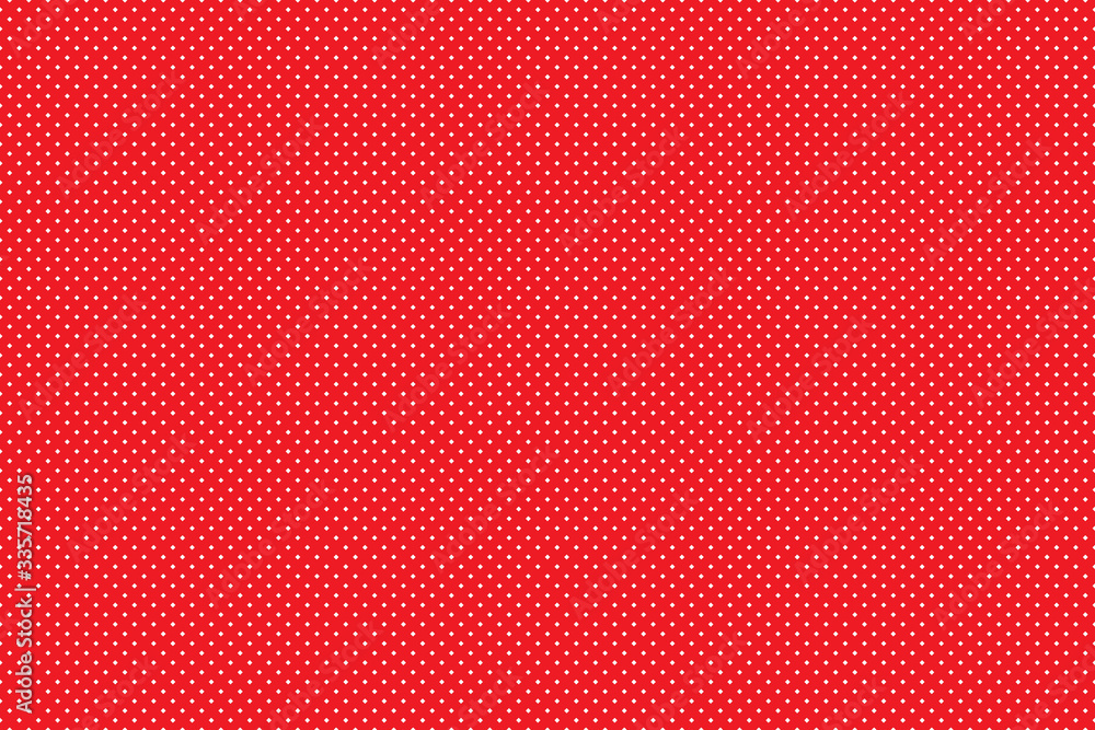 Poster white dots on a red background. pixels backdrop.