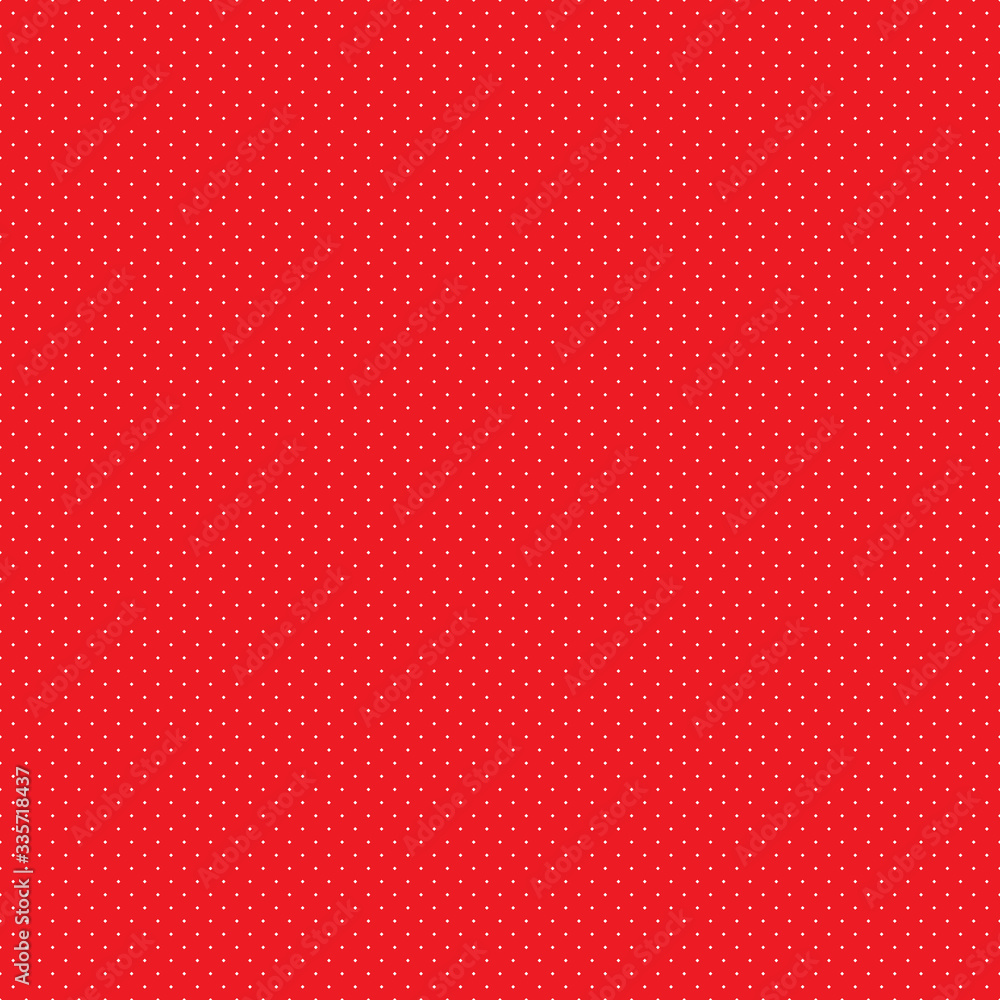 Poster white dots on a red background. pixels backdrop.