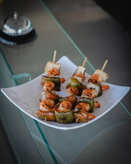 Shrimp skewers