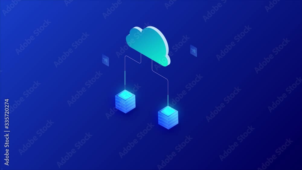 Poster cloud computing, web hosting, data transmission, online cloud data storage, big data processing clou