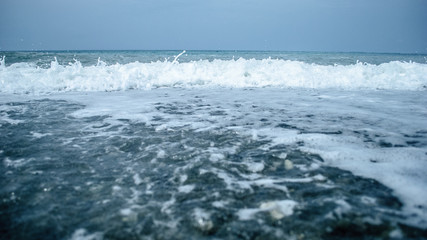 Black Sea in Abkhazia in the summer