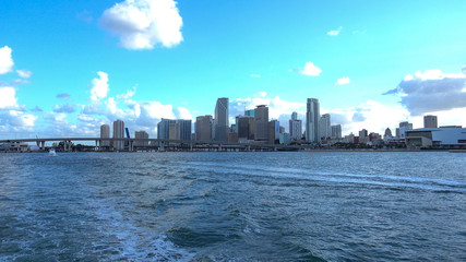The beautiful skyline of Miami Downtown