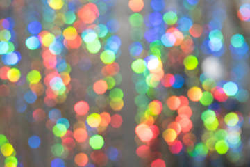 Fototapeta premium Colorful circles of light abstract background. Festive background for greeting cards.