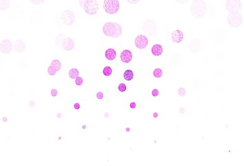 Light Blue, Red vector background with bubbles.