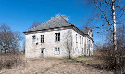 Fototapeta na wymiar olld manor estonia europe keila