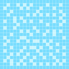 tile mosaic light blue pattern for square wall background, modern square mosaic grid pattern for decoration architecture, mosaic tile floor of swimming pool, mosaic tiled grid of toilet floor blue