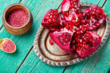 Oriental pomegranate spice.