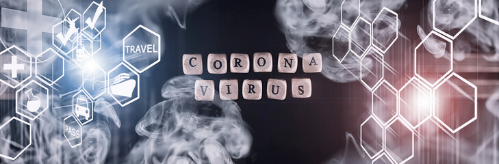 Small letters cubes the inscription 