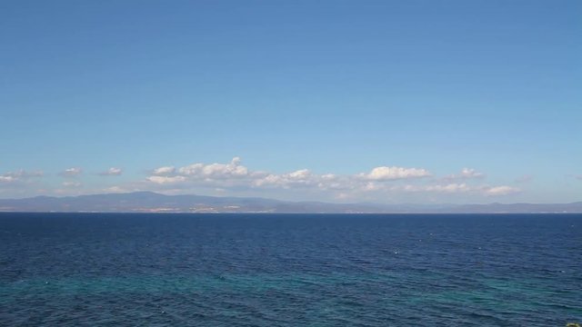 greece island chios sea sky cloud beach