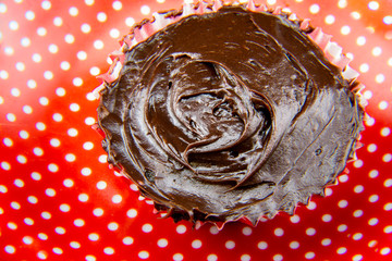 Milk Chocolate Muffin Cupcake