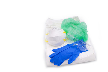 PPE personal protective equipment for doctor/nurse to protect covid-19