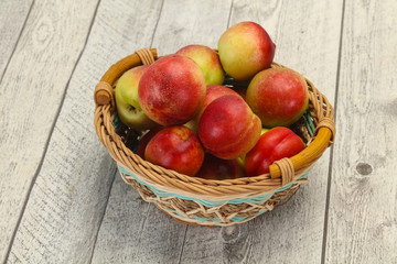 Sweet tasty fresh ripe apricots