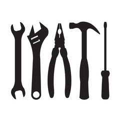 Set of hardware tools