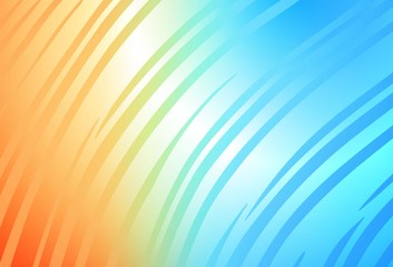 Light Blue, Red vector blurred shine abstract texture.