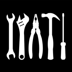 Set of hardware tools