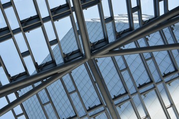 Modern Glass Building Ceiling