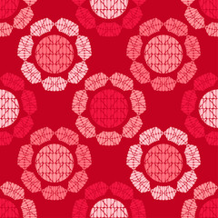 Aztec elements. Design with manual hatching. Ethnic boho ornament. Seamless background. Tribal motif. Vector illustration for web design or print.