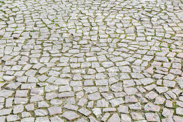 Old stone pavement. Abstract background.