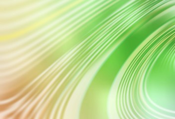 Obraz premium Light Green, Red vector texture with bent lines. An elegant bright illustration with gradient. The best colorful design for your business.